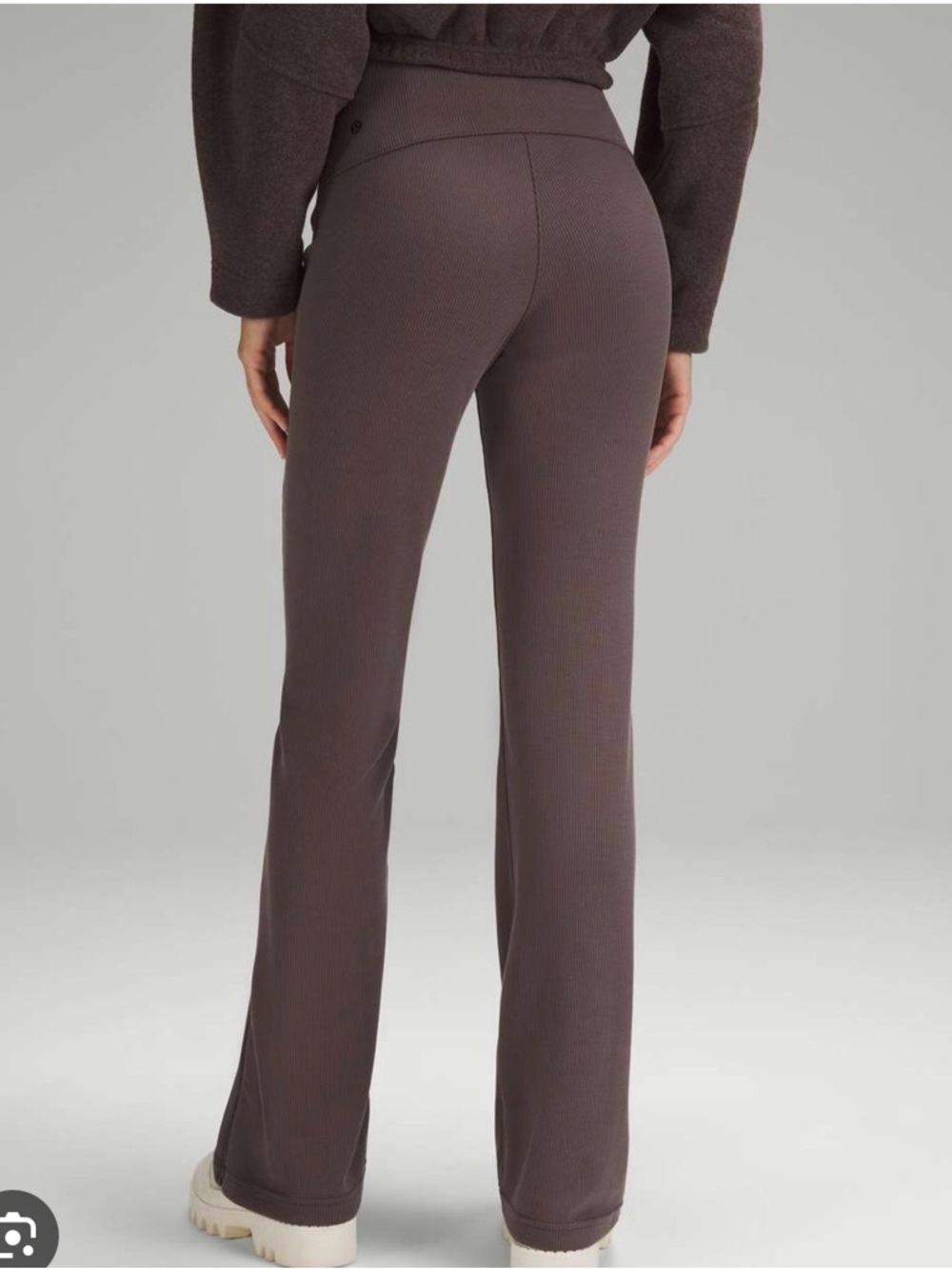 Lululemon Espresso Ribbed Softream Ribbed flare - Picture 2 of 6
